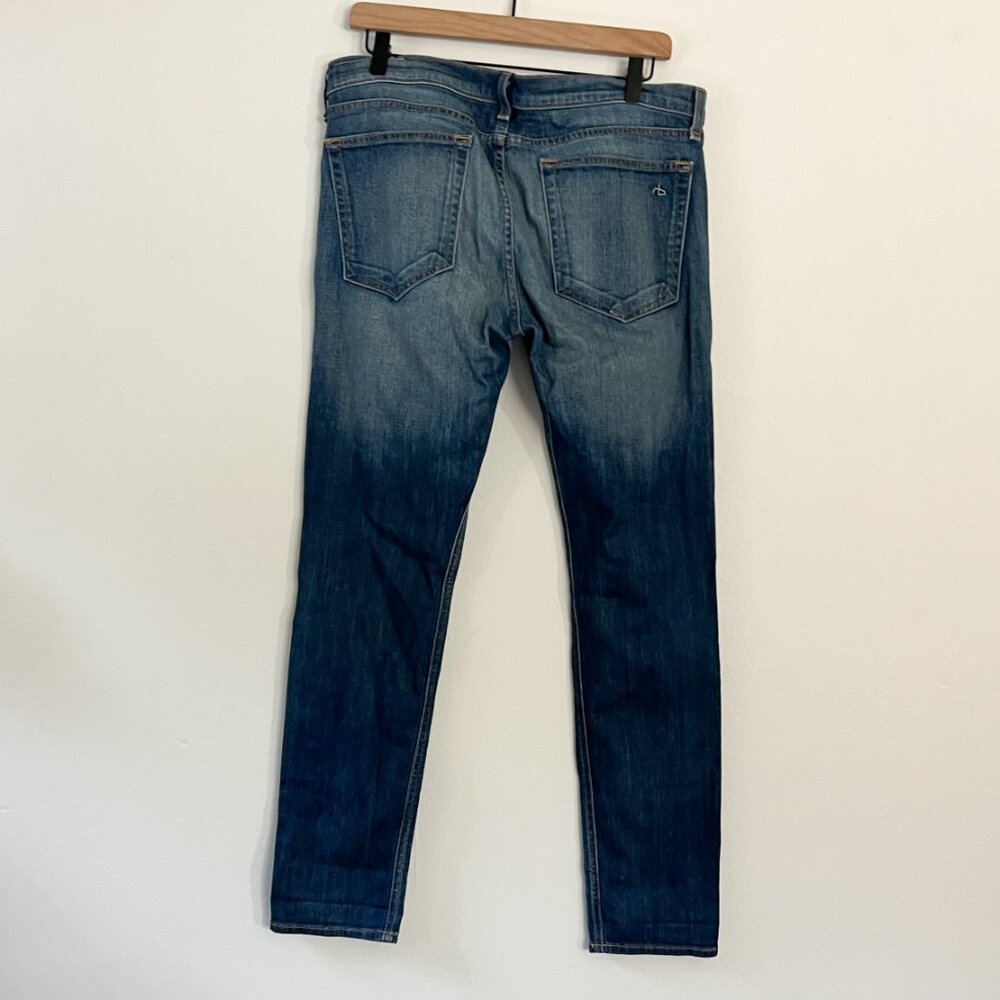 rag & bone Blue Boyfriend Jeans - Picture 8 of 11